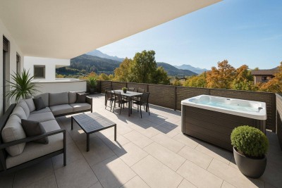 5-Zimmer-Dachgeschoßwohnung mit traumhafter Panoramaterrasse! (Top A07) - 1. Bezug - Mils WEISSENBACH