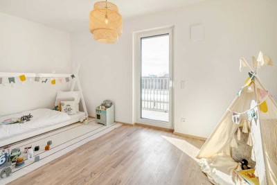 Barrierefreie Dachgeschosswohnung mit 4 Zimmern, 2 Bädern und umlaufender Dachterrasse