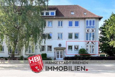 Schwachhausen / Helle vermietete 3-Zimmer-Wohnung in begehrter Lage