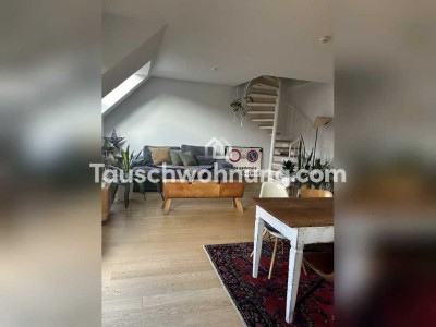 Tauschwohnung: Maisonette Wohnung mit Südbalkon in Neuehrendeld