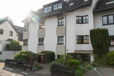 Dachgeschosswohnung auf 2 Etagen im Dorf Saarn [Garage] [Einbauküche] [Kaminofen] [Fußbodenheizung]