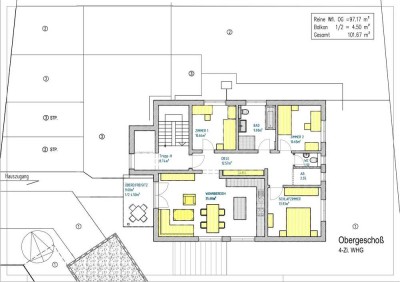 4 - Zimmer Wohnung im OG ohne Garage