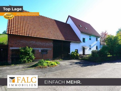 Ehemaliges Landwirtshaus mit Scheune in perfekter Lage in Obersulm! - FALC Immobilien Heilbronn