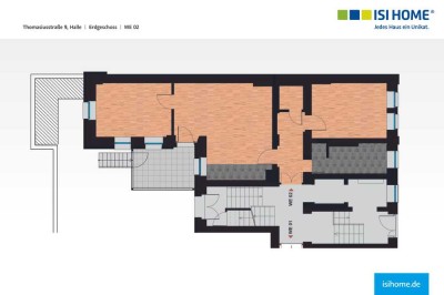 ++moderne 3-Zimmer-Wohnung mit Balkon, offener Küche und Fußbodenheizung++ - WE02