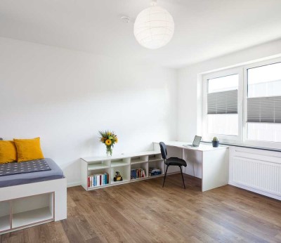 Studentisches Wohnen direkt neben dem Hörsaal C.A.R.L. Modernes, möbliertes Wohnen !