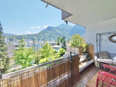 Zuhause mit Blick auf die Berge