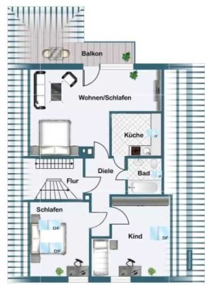 Kernsanierte 3 Zimmerwohnung ab 15.06 bezugsfertig.