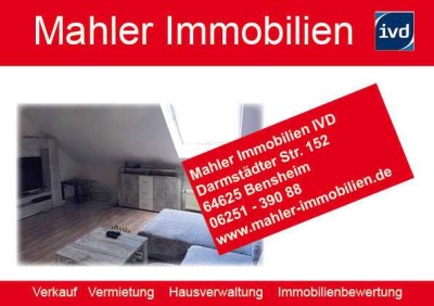 *Frei zum 01.02.2025 !* TOP 2.5 ZKB Dachgeschosswohnung mit Garage & Stellplatz Biblis-Nordheim