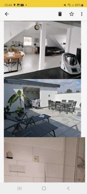 Attraktive 3,5-Zimmer-Penthouse-Wohnung mit gehobener Innenausstattung mit Einbauküche in Westhofen