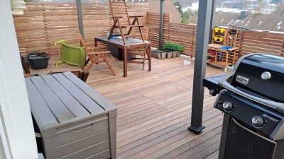 Exklusive, sanierte 4-Zimmer-Terrassenwohnung mit Einbauküche in Wuppertal