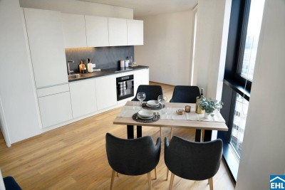 Lichtdurchflutete 3-Zimmer-Wohnung mit Loggia und Ausblick – Ihr Zuhause im High Five Tower ab Sommer 2025!
