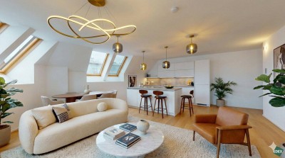 Dachgeschosstraum mit Weitblick