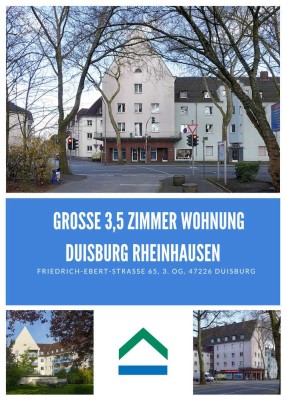 Große 3,5 Zimmer Wohnung - Duisburg Rheinhausen