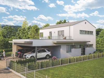 Kaiserallee Grafenstein - Vier Einfamilienhäuser mit Gartenidylle.
