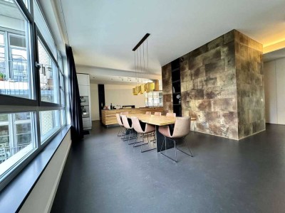 Eleganz trifft Urbanität: Luxus-Loft am Paul-Lincke-Ufer mit Design, Kamin & Dampfsauna!