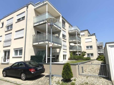 Helle neuwertige Erdgeschosswohnung mit kleinem Garten mitten in Bad Wurzach