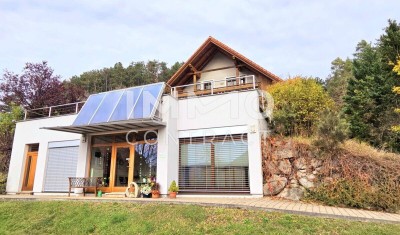 Behagliches Zuhause mit Ausblick – Wohnen und Arbeiten in natürlichem Ambiente - Weinkeller inkl.