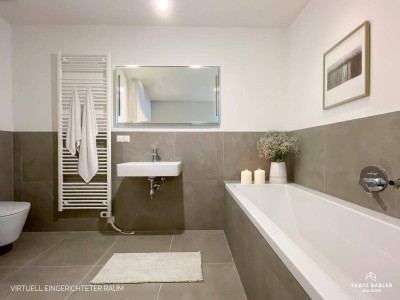 PROVISIONSFREI - ANLAGEWOHNUNGSPREIS NEUBAU | 3-Zimmer Obergeschosswohnung mit südseitiger Loggia im Zentrum