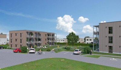 Neubau: geförderte 3-Raum Mietwohnung in Haag/Hausruck Top 201