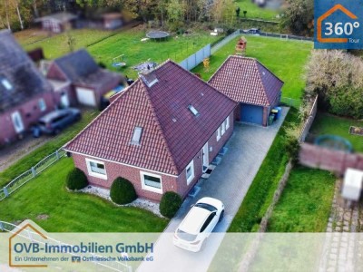 Einfamilienhaus mit Garage am Wirdumer Tief