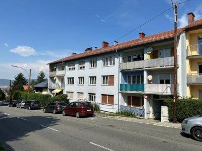 Waltendorfer Hauptstraße Sanierungsbedürftige 3 bzw. 4 Zimmerwohnung mit Balkon und Garage
