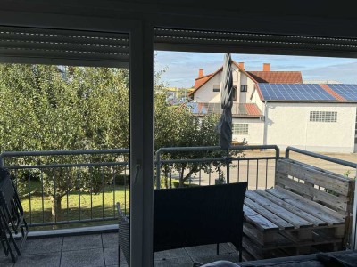 Geschmackvolle 2-Raum-Wohnung mit Balkon in Florstadt