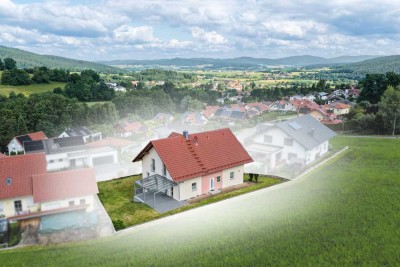 Wohnen mit Weitblick – großzügiges Zweifamilienhaus mit Einliegerwohnung und Doppelgarage!
