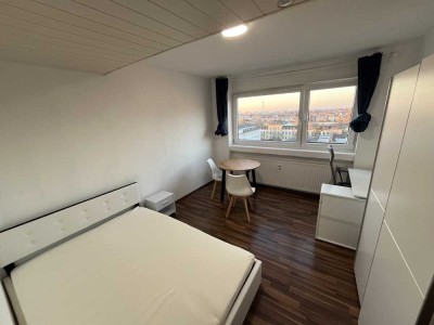 WG-Zimmer (shared-flat) mit Blick über Heidelberg