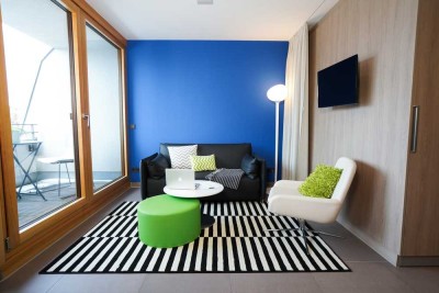 Voll-möblierte und ausgestattete Wohnung mit Balkon in München-Sendling-Westpark