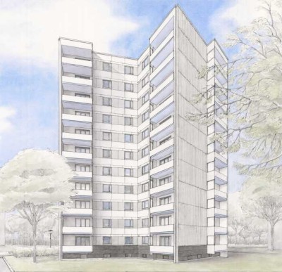 2-Zimmer-Wohnung mit B-Schein