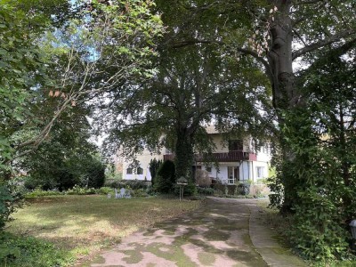 Einfamilienhaus mit ELW auf großem Parkgrundstück - Blick ins Grüne