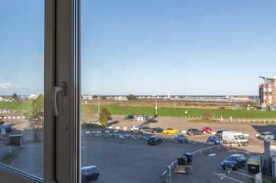 Meerblick-Wohnung mit separatem Schlafzimmer in Toplage an der Alten Liebe