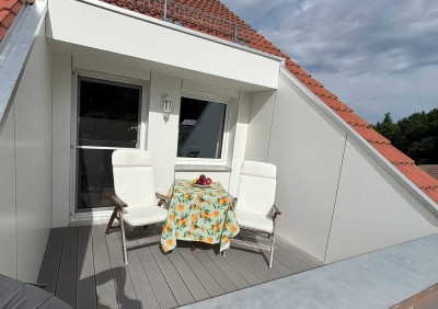 Sonnige  4-Zimmer-Maisonette-Wohnung mit Dachterrasse und EBK