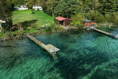 Ein Zuhause am Wasser – Wörthsee-Idylle mit Bootshaus & privatem Steg