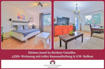 Investitionsjuwel in direkter Uninähe über 4ZKB, Balkon + Keller