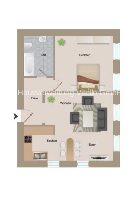 Moderne 2-Zimmer-Wohnung mit durchdachtem Grundriss und Wohlfühlambiente!