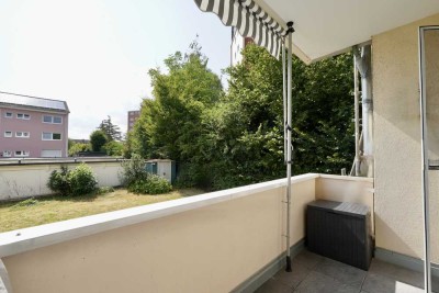 Sie wohnen gerne zeitlos und dennoch modern? Helle 2 Zimmer Wohnung mit großem Sonnenbalkon