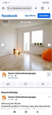 Helle 3-Zimmer Wohnung mit Balkon im 5. OG in Chemnitz-Bernsdorf
