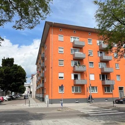 3 Zimmer Wohnung in Bahnhofsnähe mit Balkon