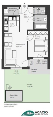 ***NEUBAUWOHNUNG: tolle 2-Zimmer-Gartenwohnung - leistbarer Neubau Nähe St.Pölten / Wohnpark Ober-Grafendorf - ökologisch, hochmodern, ausgezeichnet ***