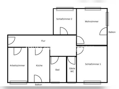 Tauschwohnung: 4-Zimmer-Wohnung in Ippendorf gegen 3-Zimmer Wohnung