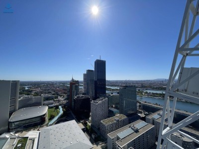 Penthouse über zwei Ebenen mit atemberaubendem Blick auf ganz Wien – im Mischek Tower.