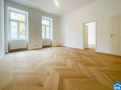 Sanierte 2-Zimmer-Altbauwohnung mit separater Küche Nähe Augarten