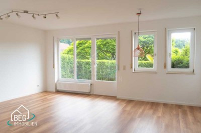 Stadtnahe Erdgeschosswohnung mit Terrasse und Garagenstellplatz in ruhiger Lage