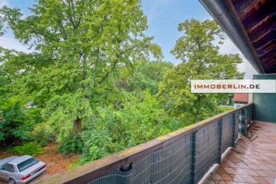 IMMOBERLIN.DE - Behagliche Wohnung mit Südwestloggia & Garage bei der Havel