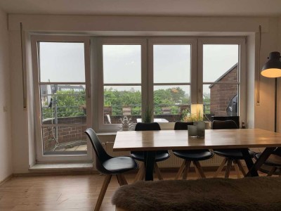 Stilvolle, geräumige und vollständig renovierte 3-Zimmer-Wohnung mit Balkon in Düsseldorf