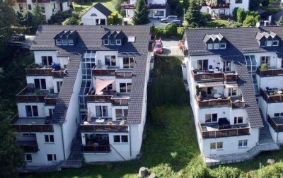 Zwei Zimmer Wohnung mit großer Terrasse und tollem Weitblick