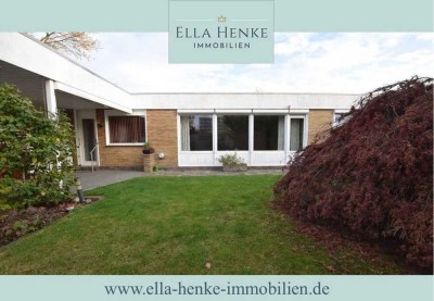 Gemütlicher Bungalow für 2 Personen mit Innenhof-Garten + Garage.