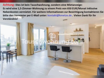 Tauschwohnung: Voll ausgestattetes 1-Zimmer-Wohnung