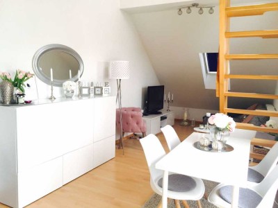 Exklusive, modernisierte 1,5-Zimmer-Wohnung mit Balkon und Einbauküche in Garching bei München